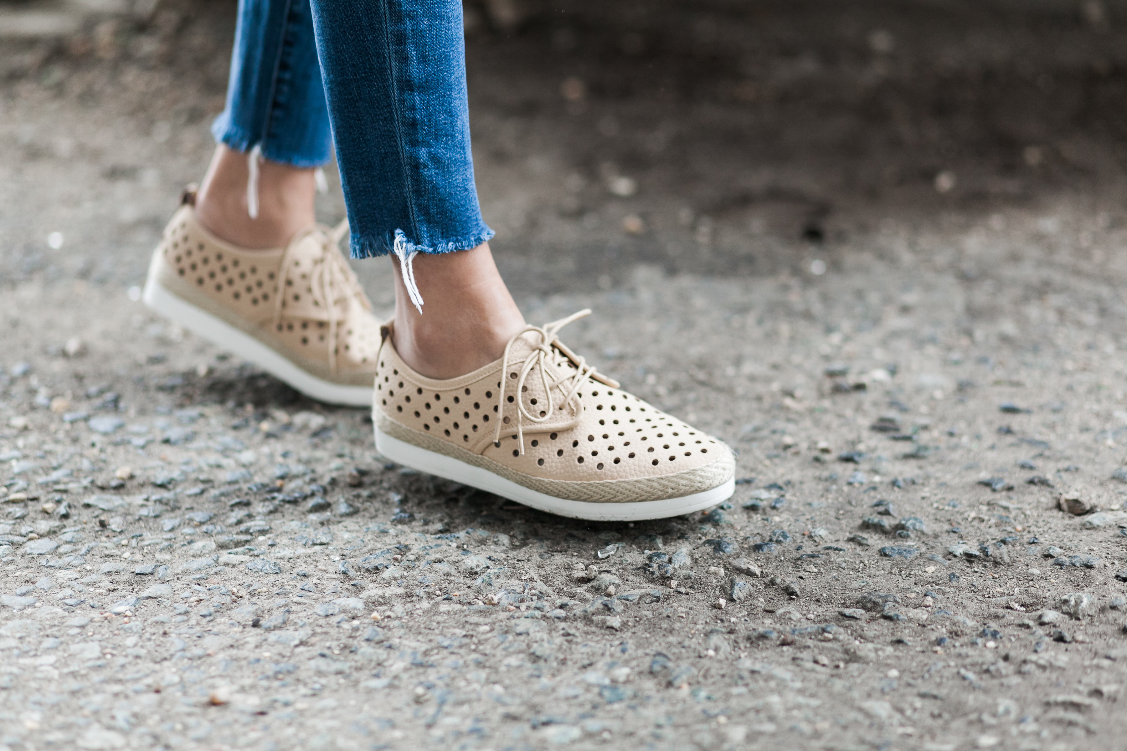 Lucky Brand Perforated Sneakers 